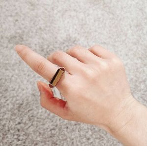 NWT & other stories tiger eye gold rings